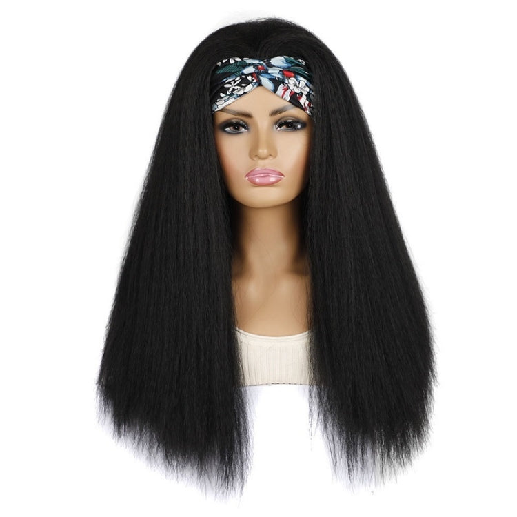 Turban Headband Corn Beard Long Hair Wig Headgear, Color Classification: 1B # XK - free shipping - PMC TechLife - Order now!