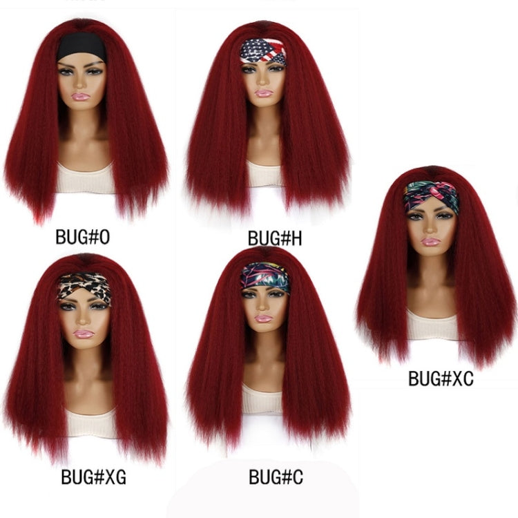 Turban Headband Corn Beard Long Hair Wig Headgear, Color Classification: BUG # 0 - free shipping - PMC TechLife - Order now!