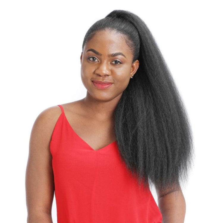 Fluffy Corn Whisker Long Curly Hair Fake Ponytail, Colour: 1.1B # - free shipping - PMC TechLife - Order now!