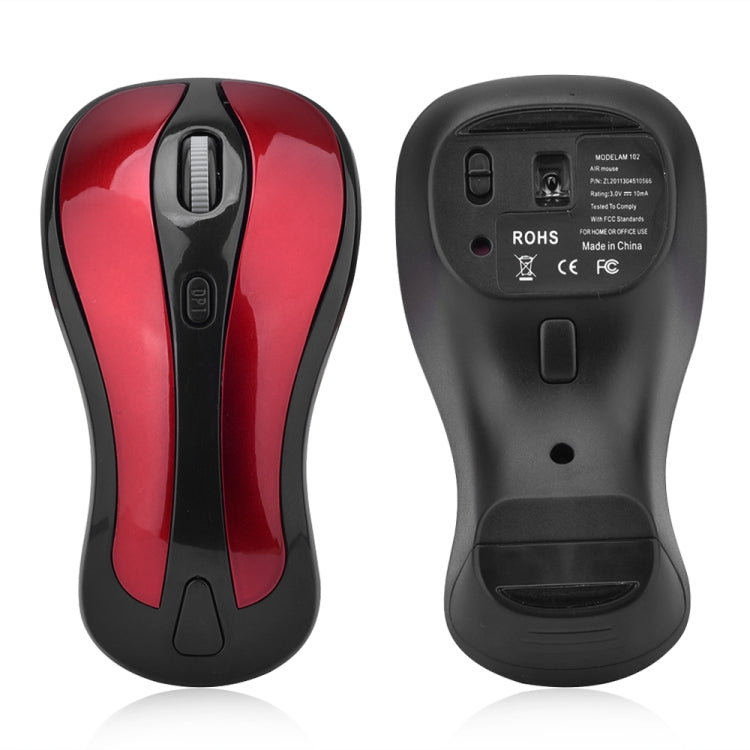 PR-01 1600 DPI 7 Keys Flying Squirrel Wireless Mouse 2.4G Gyroscope Game Mouse(Black Red) - Wireless Mice by PMC Jewellery | Online Shopping South Africa | PMC Jewellery | Buy Now Pay Later Mobicred