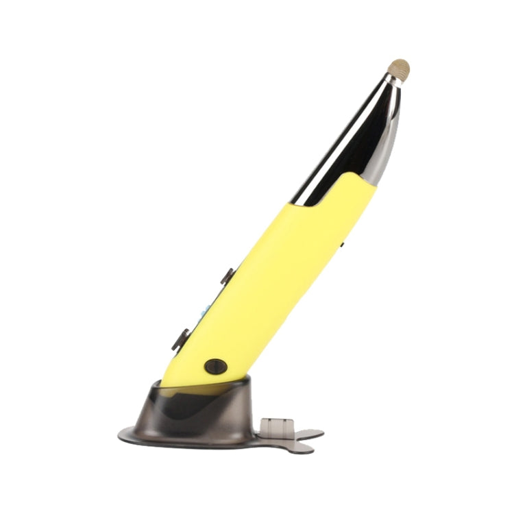 PR-A19 2.4GHz Wireless Charging Bluetooth Mouse Pen Type Shining Quiet Mouse(Yellow) - free shipping - PMC Jewellery - Order now!