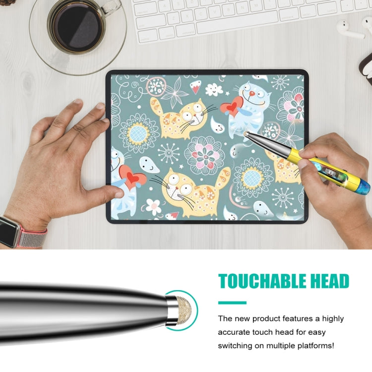 PR-A19 2.4GHz Wireless Charging Bluetooth Mouse Pen Type Shining Quiet Mouse(Blue) - free shipping - PMC Jewellery - Order now!