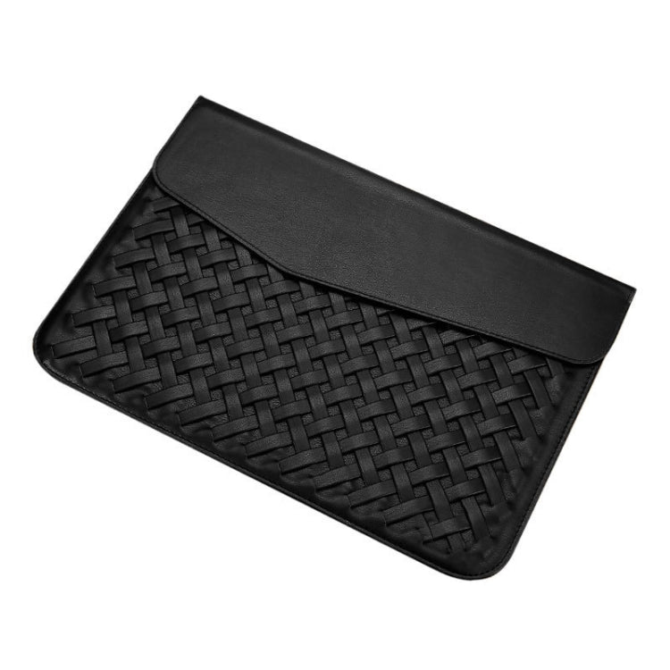 Hand-Woven Computer Bag Notebook Liner Bag, Applicable Model: 13 inch (A1466 / A1369 / A1502 / A1425 / A1466 / A1369 / A1502)(Black) - 13.3 inch by PMC Jewellery | Online Shopping South Africa | PMC Jewellery | Buy Now Pay Later Mobicred