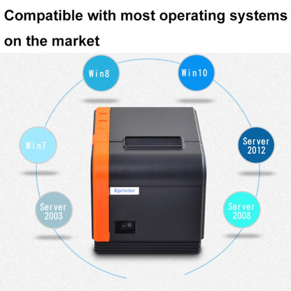 Xprinter XP-T58L 58mm Supermarket Cashier Receipt Thermal Printer, Spec: Parallel Port(UK Plug) - Printer by Xprinter | Online Shopping South Africa | PMC Jewellery | Buy Now Pay Later Mobicred