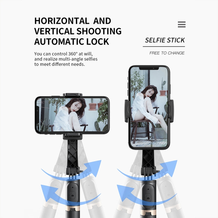 CYKE Q08 Anti-Shake Gimbal Bluetooth Selfie Stick Handheld Phone Live Tripod(No light Version) - Selfie Sticks by CYKE | Online Shopping South Africa | PMC TechLife | Buy Now Pay Later Mobicred