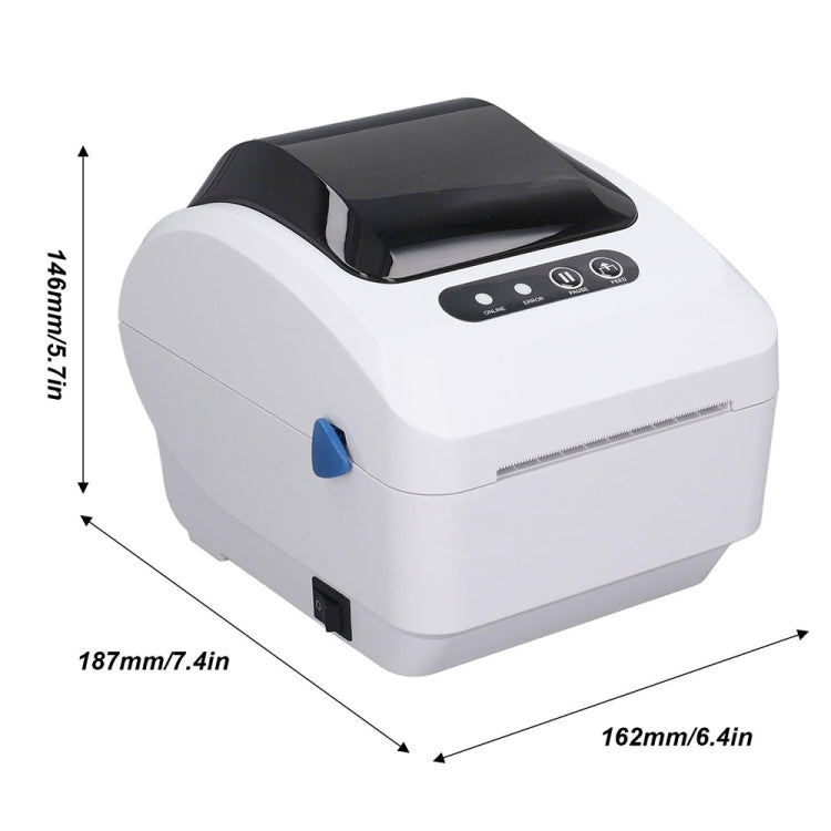 Xprinter XP-320B 80mm Thermal Barcode Supermarket Cashier Label Printer, Spec: USB(US Plug) - free shipping - PMC TechLife - Order now!
