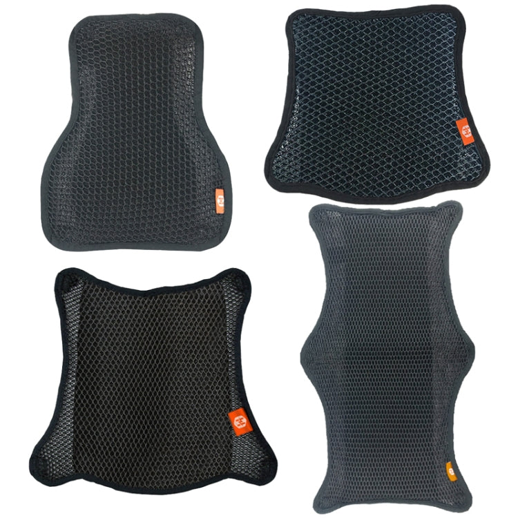 HOUZHI MTZT1010 Motorcycle Sun Insulation Cushion 3D Grid Breathable Sweating Cool Seat Cover, Style: Double Layer M - Seat Covers by PMC Jewellery | Online Shopping South Africa | PMC Jewellery | Buy Now Pay Later Mobicred