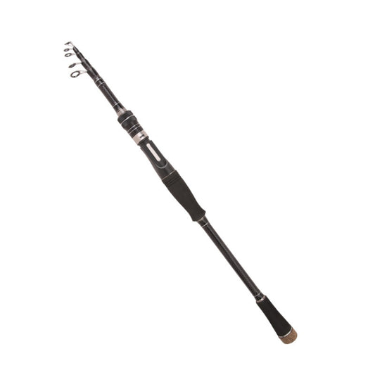 Carbon Telescopic Luya Rod Short Section Fishing Throwing Rod, Length: 2.1m(Straight Handle) - Fishing Rods & Accessories by PMC Jewellery | Online Shopping South Africa | PMC Jewellery | Buy Now Pay Later Mobicred