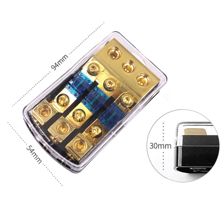 Car Audio Modification Fuse Holder Fuse Liner Fuse Splitter, Specification: 1 In 3 Out - Fuse by PMC TechLife | Online Shopping South Africa | PMC TechLife | Buy Now Pay Later Mobicred