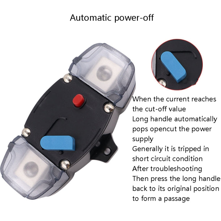 CB8 Car Route Yacht Ship Audio Refit Automatic Circuit Breaker Power Circuit Protection Insurance Switch, Specification: 50A - Fuse by PMC TechLife | Online Shopping South Africa | PMC TechLife | Buy Now Pay Later Mobicred