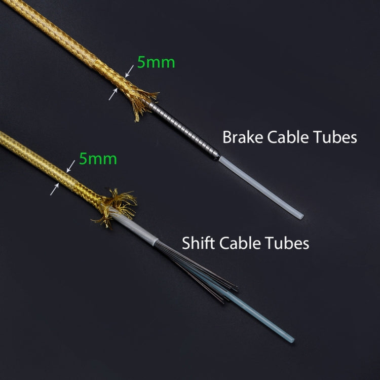 TRLREQ ZH209 Mountain Road Car Bicycle 5mm Braided Tube, Style: 3m Variable Speed(Titanium Color) - free shipping - PMc TechLife - Order now!