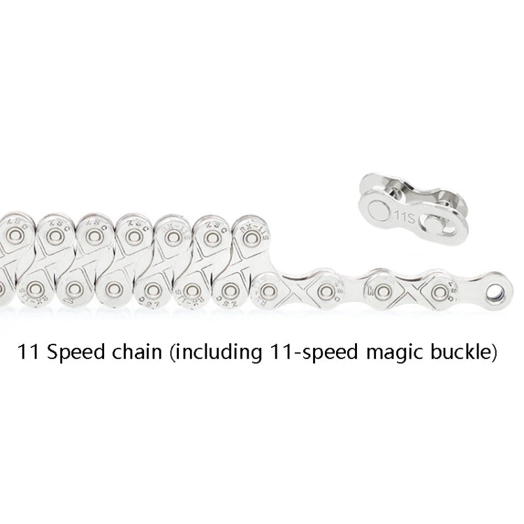 Mountain Road Bike Chain Electroplating Chain, Specification: 11 Speed - Bicycle Chains & Rounds by PMc TechLife | Online Shopping South Africa | PMc TechLife | Buy Now Pay Later Mobicred