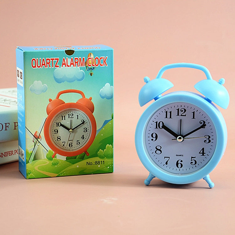 2 PCS Student Bed Small Alarm Clock Desk Alarm Clock(Blue) - Alarm Clocks by PMc TechLife | Online Shopping South Africa | PMc TechLife | Buy Now Pay Later Mobicred