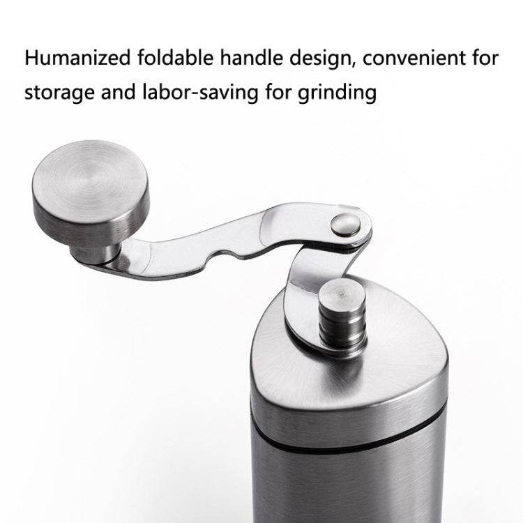Household Stainless Steel Hand-Cranked Coffee Machine Grinder(Stainless Steel Model) - free shipping - PMC TechLife - Order now!