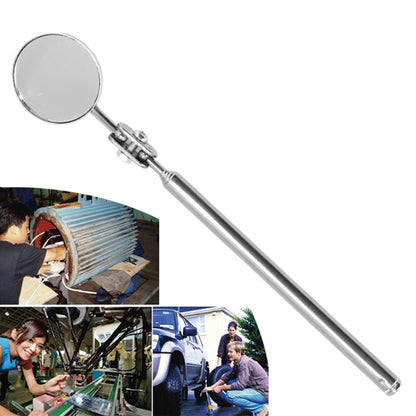 Car Repair Detection Mirror Universal Folding Telescopic Mirror Welding Chassis Inspection Mirror, Model: Silver 50mm - Inspection Tools by PMC Jewellery | Online Shopping South Africa | PMC Jewellery | Buy Now Pay Later Mobicred