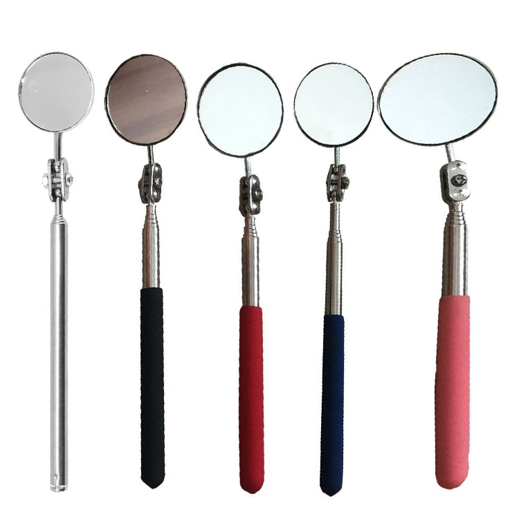 Car Repair Detection Mirror Universal Folding Telescopic Mirror Welding Chassis Inspection Mirror, Model: Red Handle 50mm - Inspection Tools by PMC TechLife | Online Shopping South Africa | PMC TechLife | Buy Now Pay Later Mobicred