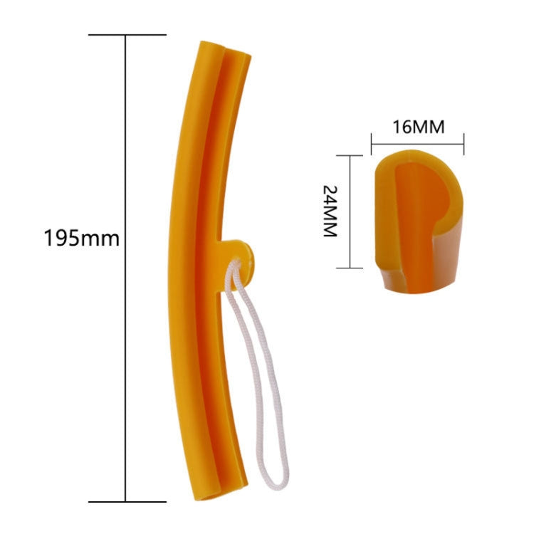 6 PCS Thickening Wear Resistant Scratch-Resistant Tire Wheel Steel Ring Protective Cover(Yellow) - Tire Repair & Installation Tools by PMC TechLife | Online Shopping South Africa | PMC TechLife | Buy Now Pay Later Mobicred