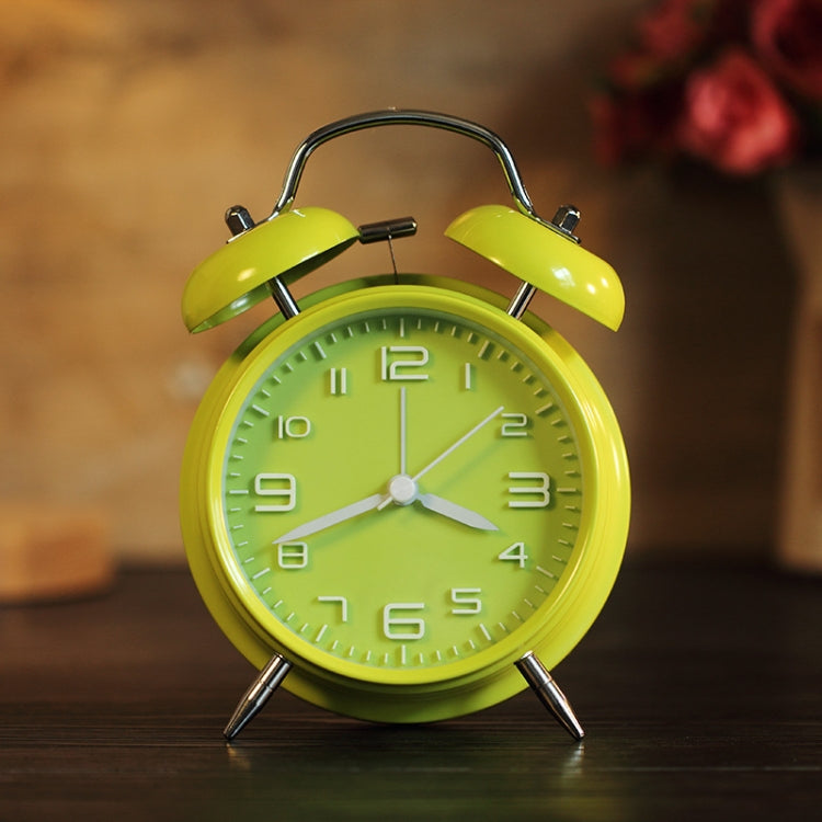 4 Inch Bedroom Bedside Stereo Digital Silent Alarm Clock With Light(Green Shell Green Surface) - Alarm Clocks by PMc TechLife | Online Shopping South Africa | PMc TechLife | Buy Now Pay Later Mobicred