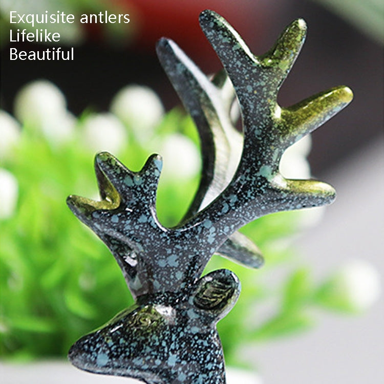 2 Pairs R-8820 Car Ornaments Car Home Safe Deer Decorations(Silver) - Ornaments by PMC TechLife | Online Shopping South Africa | PMC TechLife | Buy Now Pay Later Mobicred