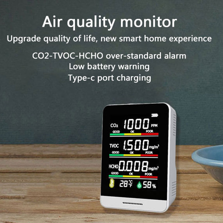 AK3 Portable CO2 Air Quality Formaldehyde Carbon Dioxide Detector - Air & Water Quality Tester by PMC TechLife | Online Shopping South Africa | PMC TechLife | Buy Now Pay Later Mobicred