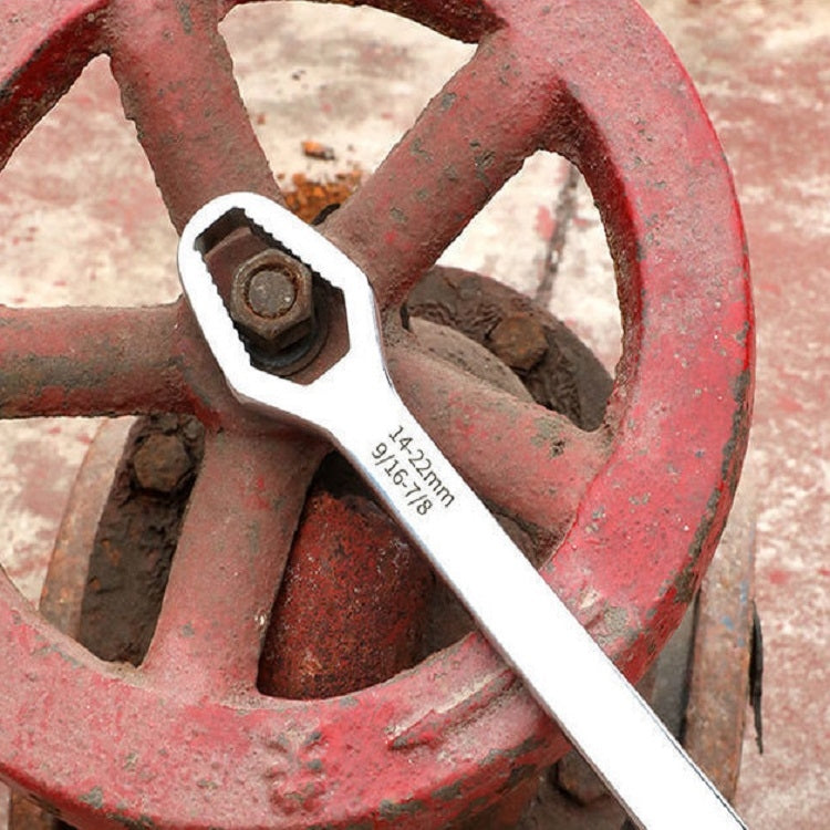 Multi-Function Plum Wrench Open Adjustment Double-Headed Self-Tightening Wrench(Silver) - free shipping - PMc TechLife - Order now!