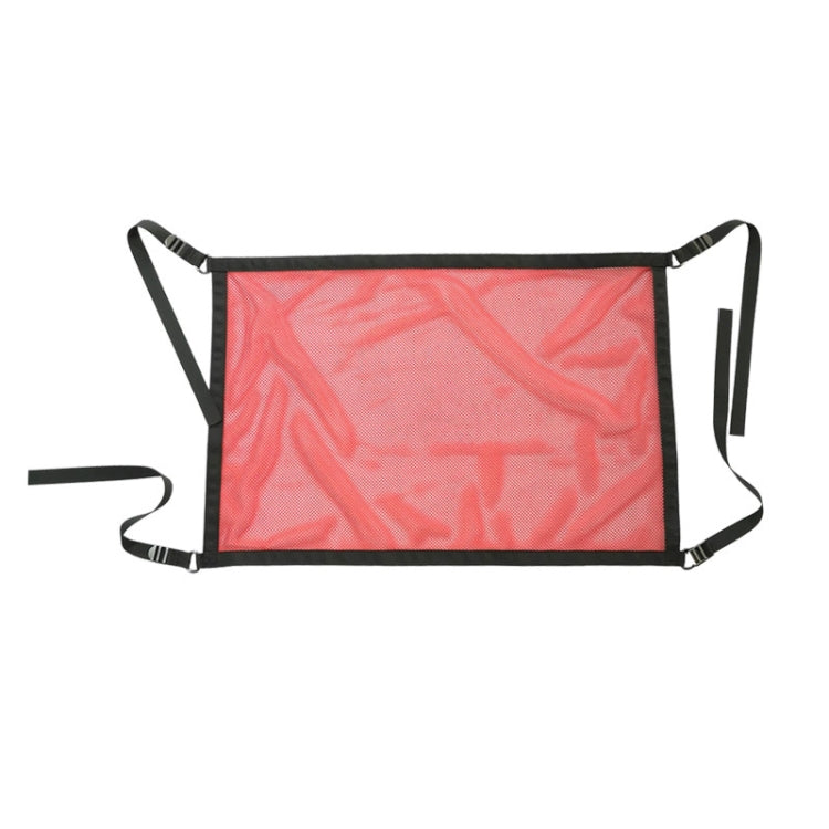 Car Storage Network Pocket Car Roof Seating Room Mesh Folding Hanging Bag, Style: Single Layer(Red) - Stowing Tidying by PMC TechLife | Online Shopping South Africa | PMC TechLife | Buy Now Pay Later Mobicred