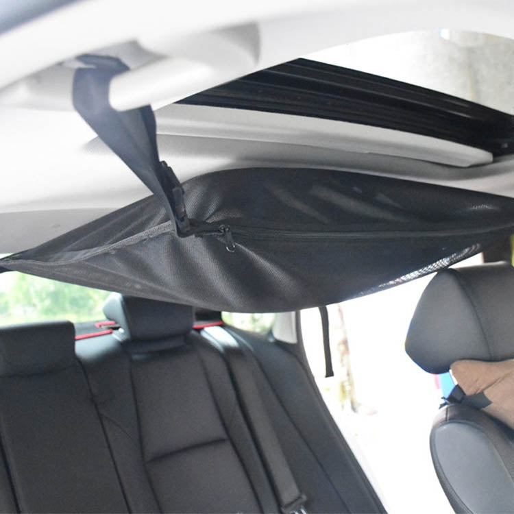 Car Storage Network Pocket Car Roof Seating Room Mesh Folding Hanging Bag, Style: Single Layer(Red) - Stowing Tidying by PMC TechLife | Online Shopping South Africa | PMC TechLife | Buy Now Pay Later Mobicred