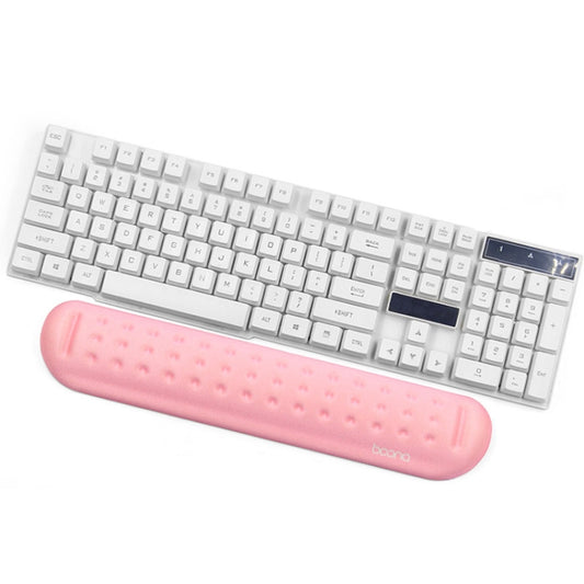 Baona Silicone Memory Cotton Wrist Pad Massage Hole Keyboard Mouse Pad, Style: Medium Keyboard Rest (Pink) - Mouse Pads by Baona | Online Shopping South Africa | PMC Jewellery | Buy Now Pay Later Mobicred