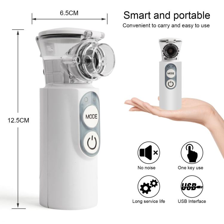 YMK-R7  Ultrasonic Wave Handheld Nebulizer Portable Child Adult Compressed Nebulizer, Style: Dry Battery - free shipping - PMC TechLife - Order now!