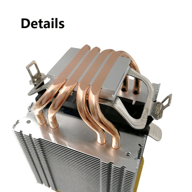 COOL STORM CT-4U-9cm Heat Pipe Dual-Tower CPU Radiator Copper Pipe 9 Cm Fan For Intel/AMD Platform Specification： Aurora Three-fan 3 Line - Fan Cooling by COOL STORM | Online Shopping South Africa | PMC Jewellery | Buy Now Pay Later Mobicred