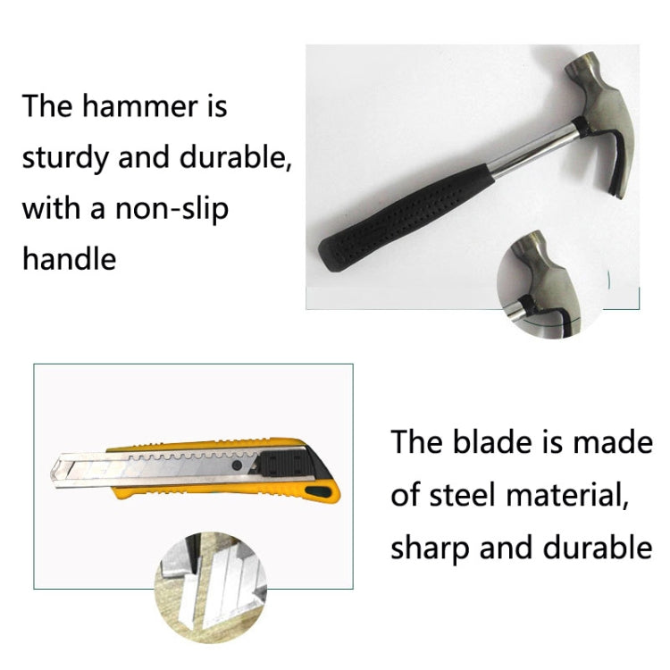 13 In 1 Car Household Multi-Function Hardware Tool Set, Specification: Hardcover 8013-1 - Hand Tool Sets by PMC TechLife | Online Shopping South Africa | PMC TechLife | Buy Now Pay Later Mobicred