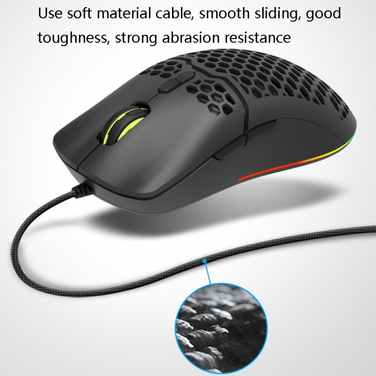 DELUX M700BU 7 Keys Wired Games Mouse Desktop Wired Mouse, Style: 3389 (Support 16000DPI) - free shipping - PMC Jewellery - Order now!