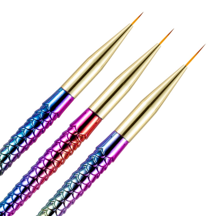 Manicure Smudge Pen Gradient Mermaid Painted Phototherapy Drawing Pen( 7cm Hook Line Pen) - Nail Art Equipment by PMC Jewellery | Online Shopping South Africa | PMC Jewellery | Buy Now Pay Later Mobicred