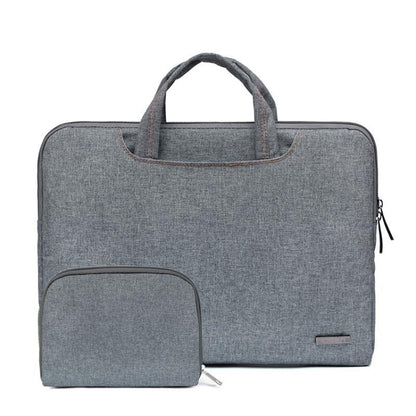 LiSEN LS-116 Simple Laptop Bag Business Laptop Liner Bag, Size: 13.3 inch(Snowflake Nylon Gray) - 13.3 inch by LiSEN | Online Shopping South Africa | PMC Jewellery | Buy Now Pay Later Mobicred