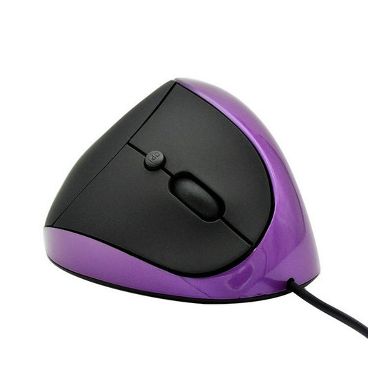 JSY-05 6 Keys Wired Vertical Mouse Ergonomics Brace Optical Mouse(Purple) - Wired Mice by PMC Jewellery | Online Shopping South Africa | PMC Jewellery | Buy Now Pay Later Mobicred