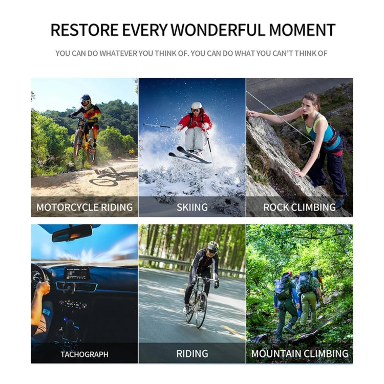 SC002-12 4K Outdoor Sports Camera WiFi Diving Waterproof Mini Camera(Black) - Other Camera by PMC TechLife | Online Shopping South Africa | PMC TechLife | Buy Now Pay Later Mobicred