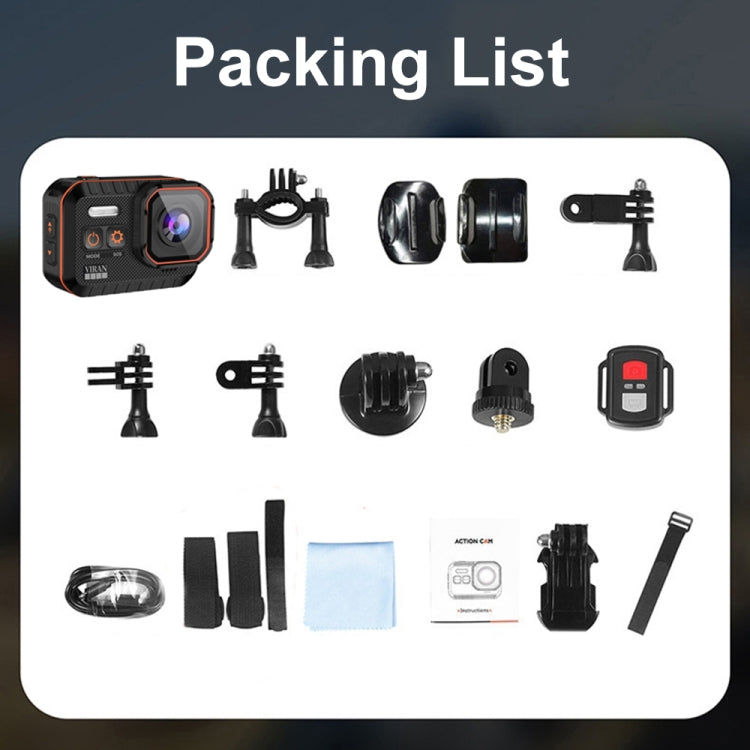 SC002-12 4K Outdoor Sports Camera WiFi Diving Waterproof Mini Camera(Black) - Other Camera by PMC TechLife | Online Shopping South Africa | PMC TechLife | Buy Now Pay Later Mobicred