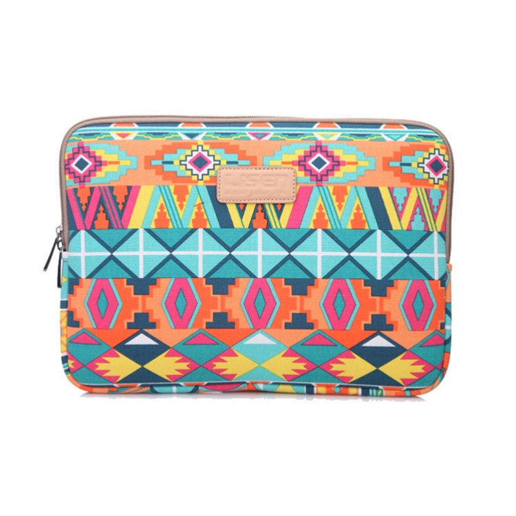 LiSEN LS-518 Lingge Pattern Laptop Computer Liner Bags, Size: 14 inch(Green Pattern Diamond Lattice) - 14.1 inch by LiSEN | Online Shopping South Africa | PMC Jewellery | Buy Now Pay Later Mobicred