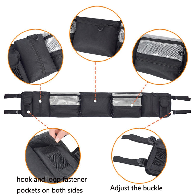 Large-Capacity Car Outdoor Bag Practical And Wear-Resistant Riding Front Bag(Black) - Bags & Luggages by PMC TechLife | Online Shopping South Africa | PMC TechLife | Buy Now Pay Later Mobicred
