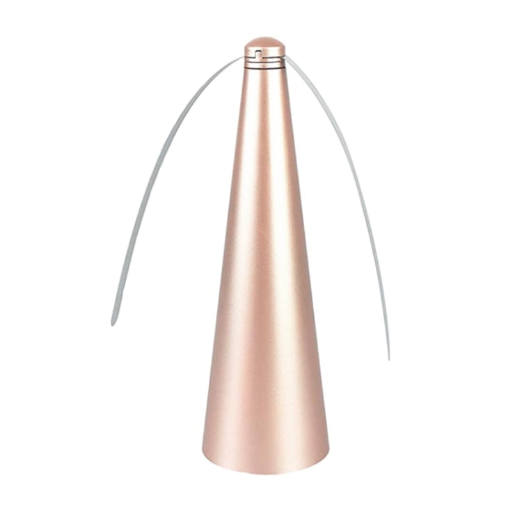 Outdoor Multi-Function Fan Leaf Fly Repeller Automatic Fly Trap Mosquito Repellent Fan(Gold) - Repellents by PMC TechLife | Online Shopping South Africa | PMC TechLife | Buy Now Pay Later Mobicred