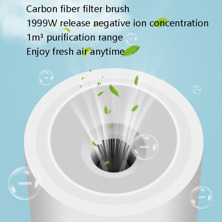 EP205 Portable Air Purifier Negative Ion Necklace Hanging Collar Purifier(Silver) - free shipping - PMC TechLife - Order now!