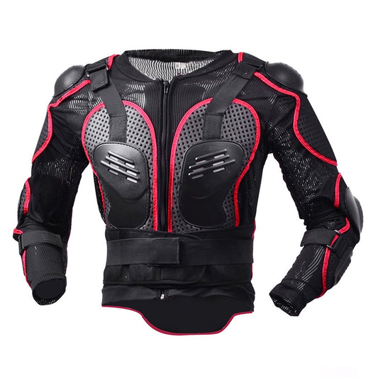 GHOST RACING F060 Motorcycle Armor Suit Riding Protective Gear Chest Protector Elbow Pad Fall Protection Suit, Size: XL(Red) - Protective Gear by GHOST RACING | Online Shopping South Africa | PMC Jewellery | Buy Now Pay Later Mobicred