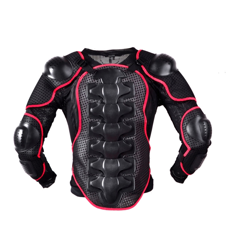 GHOST RACING F060 Motorcycle Armor Suit Riding Protective Gear Chest Protector Elbow Pad Fall Protection Suit, Size: XL(Red) - Protective Gear by GHOST RACING | Online Shopping South Africa | PMC Jewellery | Buy Now Pay Later Mobicred