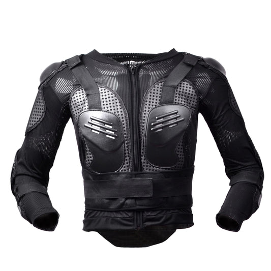 GHOST RACING F060 Motorcycle Armor Suit Riding Protective Gear Chest Protector Elbow Pad Fall Protection Suit, Size: XXL(Black) - Protective Gear by GHOST RACING | Online Shopping South Africa | PMC Jewellery | Buy Now Pay Later Mobicred