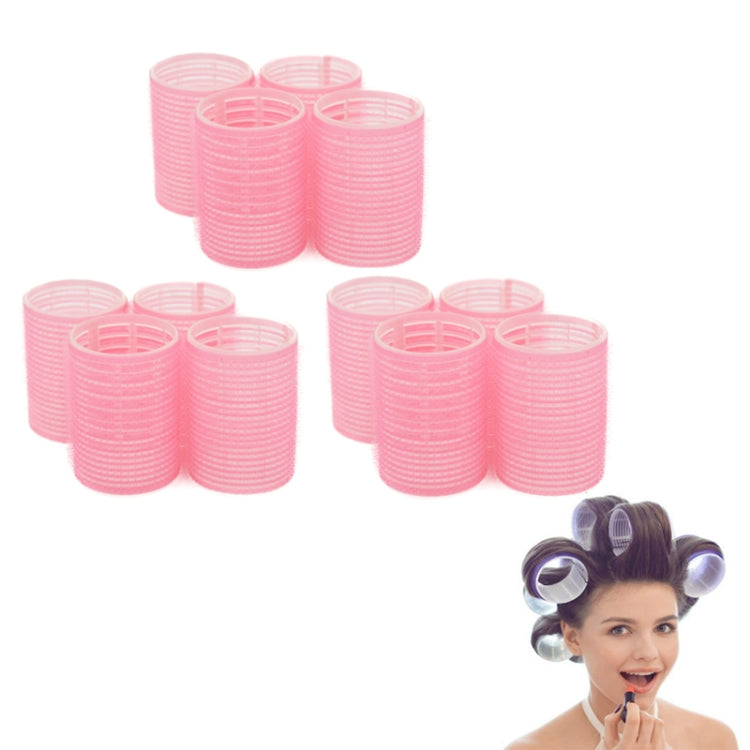 12 PCS/Set Self-Adhesive Curling Iron Hair Core Fluffy Hairdressing Tool���Random Colour Delivery, Specification: 63x36mm - free shipping - PMC TechLife - Order now!
