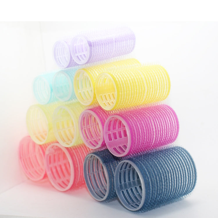 12 PCS/Set Self-Adhesive Curling Iron Hair Core Fluffy Hairdressing Tool���Random Colour Delivery, Specification: 63x36mm - free shipping - PMC TechLife - Order now!