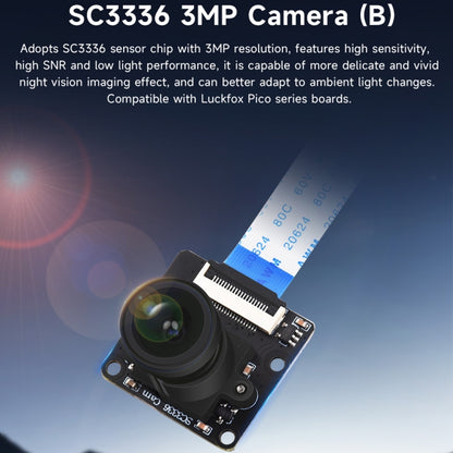 Waveshare 25553 SC3336 3MP 1/2.8-Inch F2.0 Camera Module (B) - Module by Waveshare | Online Shopping South Africa | PMC Jewellery | Buy Now Pay Later Mobicred