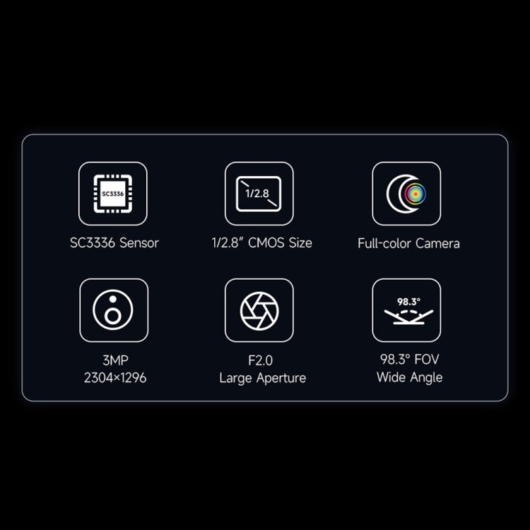 Waveshare 25553 SC3336 3MP 1/2.8-Inch F2.0 Camera Module (B) - Module by Waveshare | Online Shopping South Africa | PMC Jewellery | Buy Now Pay Later Mobicred