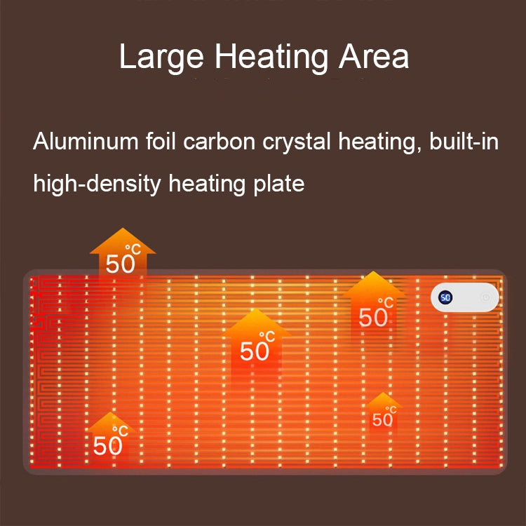 Intelligent Digital Display Timing Heating Mouse Pad Office Desktop Electric Heating Mat, CN Plug, Style:Grey 60x36cm - Mouse Pads by PMC Jewellery | Online Shopping South Africa | PMC Jewellery | Buy Now Pay Later Mobicred
