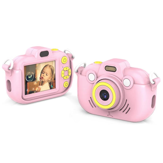 DC502 2.4-Inch 16X Zoom 2.7K Video Recording Children Digital Camera, Color: Pink + 32G(UK Plug) - Children Cameras by PMC Jewellery | Online Shopping South Africa | PMC Jewellery | Buy Now Pay Later Mobicred